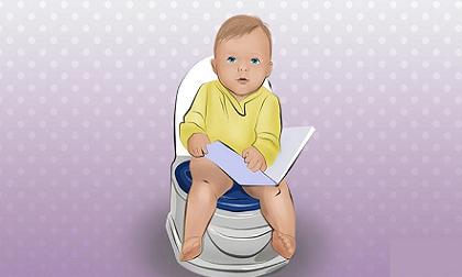 Tuyệt chiêu luyện trẻ dùng bô, bồn cầu trong 3 ngày