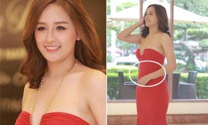 Hoa hậu Mai Phương Thúy lộ vòng hai to bất thường, cằm ngấn mỡ