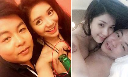 Rò rỉ ảnh trong tư thế 'nhạy cảm' trên giường của Thanh Bi và Quang Lê?