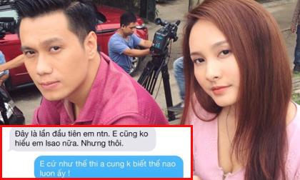 Lộ tin nhắn 'người thứ ba' mồi chài diễn viên Việt Anh là Bảo Thanh?
