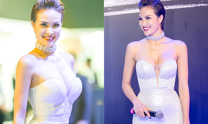 Phương Mai khoe vòng một 'no tròn' tại sự kiện