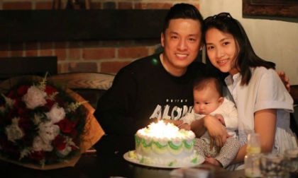 Bà xã Lam Trường khoe ảnh đón tuổi mới, mong ước có thêm con