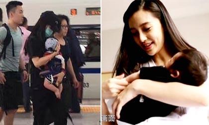 Angela Baby bị 'ném đá' vì không biết bế con