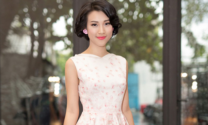 Á hậu Hoàng Oanh tóc ngắn khác lạ, được ví như 'bạch tuyết'