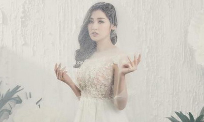 Á hậu Tú Anh xinh đẹp yêu kiều khi diện váy trắng tinh khôi