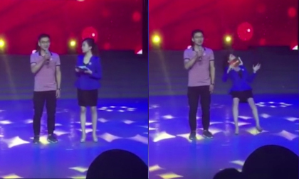 Nữ MC ngất xỉu ngay trên sóng truyền hình trực tiếp