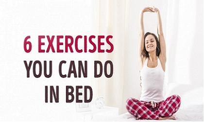 Nằm trên giường tập những động tác này chẳng mấy mà eo con kiến