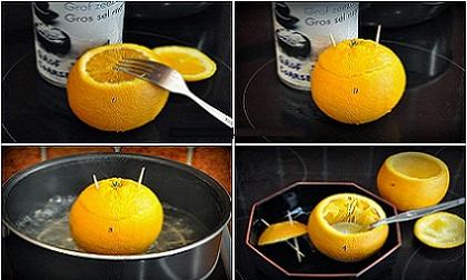 Đem cam hấp muối rồi ăn, ho khan ngứa cổ lâu ngày khỏi ngay