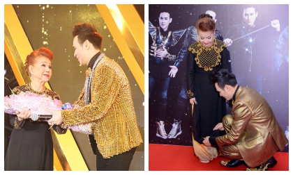 Nguyên Vũ lần đầu mời mẹ lên sân khấu, bày tỏ tình cảm với đấng sinh thành