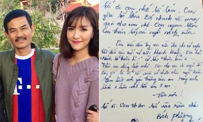 Ca sĩ Bích Phương thể hiện độ 'lầy lội' từ nhỏ qua bức tâm thư gửi bố