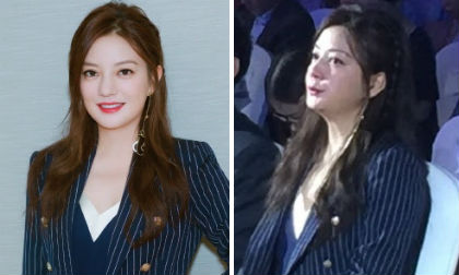 Ảnh thực tiết lộ diện mạo kém sắc của Triệu Vy so với hình đã qua chỉnh sửa