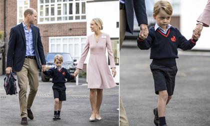 Bẵng đi một thời gian, Hoàng tử nhí nước Anh đã chính thức đi học mẫu giáo