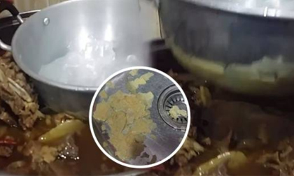 Cách loại bỏ mỡ khi dọn đồ ăn để tránh bị tắc cống