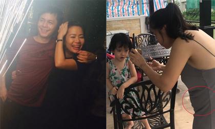 Sau khi chồng chia tay Hồ Ngọc Hà, vợ đại gia kim cương lộ bụng to 'lùm lùm'