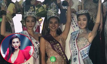 Võ Hoàng Yến chúc mừng  'trò cưng' giành giải Á hậu 1 cuộc thi Hoa hậu hữu nghị Trung Quốc - Châu Á