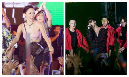 Tóc Tiên quẩy hết mình với loạt hit, Soobin Hoàng Sơn ‘bắn’ rap cực ngầu với hàng nghìn fan trong đêm nhạc ở SVĐ