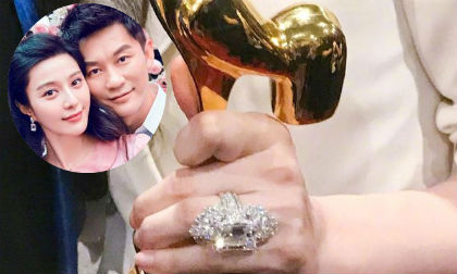 Choáng với chiếc nhẫn kim cương siêu khủng mà Lý Thần tặng Phạm Băng Băng
