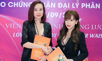 Công ty mua sắm tiện ích ký hợp tác phân phối sản phẩm với siêu mẫu Dương Yến Ngọc và các đại lý khu vực