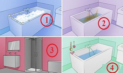 Phòng tắm tiết lộ gì về người vợ của bạn?