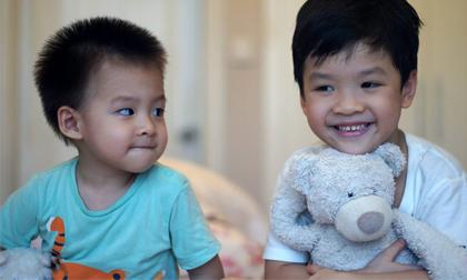 Hai con trai MC Đan Lê càng lớn càng đáng yêu 