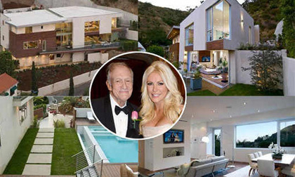 Hé lộ căn biệt thự xa hoa gần 160 tỷ đồng ông trùm Playboy để lại cho vợ trẻ