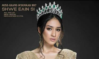 Hé lộ lý do Hoa hậu Hòa bình Myanmar bị truất ngôi trước ngày sang Việt Nam