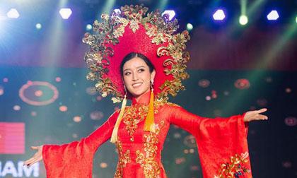 Huyền My xuất sắc vươn lên vị trí thứ hai phần thi Trang phục dân tộc