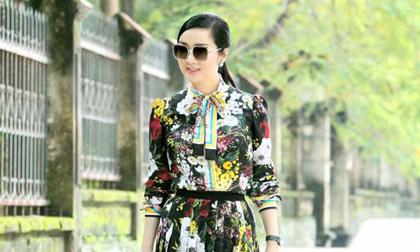 Hoa hậu Đền Hùng Giáng My đẹp dịu dàng dưới tiết trời Thu