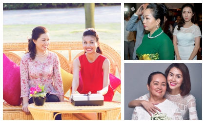 Bất ngờ trước dung nhan 'mẫu thân' của các mỹ nhân Việt cực kín tiếng