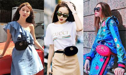 Xu hướng túi đeo hông khiến mỹ nhân Việt mê mẩn