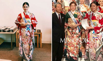 Á hậu Thùy Dung nhận giải thưởng đầu tiên tại “Miss International 2017” 