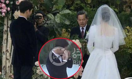 Đây là nguyên nhân khiến Song Joong Ki khóc trong hôn lễ