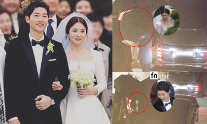 Hậu đám cưới, Song Joong Ki - Song Hye Kyo rời lễ đường bằng siêu xe, quyết không lộ mặt