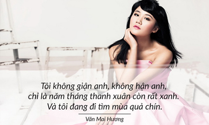 Những câu nói cực thấm của Văn Mai Hương sau khi chia tay tình yêu sâu đậm