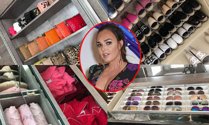 Khám phá tủ đồ hiệu gây choáng của con gái tỷ phú F1