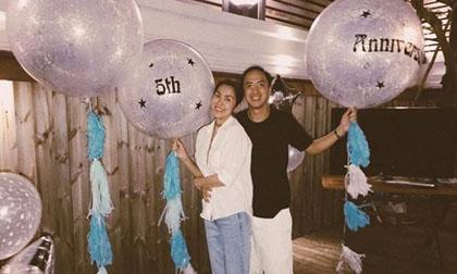 Tăng Thanh Hà cùng ông xã tình cảm đi du lịch kỷ niệm 5 năm ngày cưới