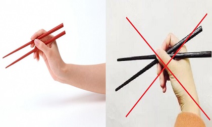 80% mọi người đang dùng đũa sai cách, bạn đã cầm đúng hay chưa?