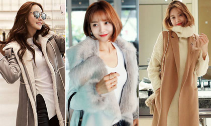 Phối đồ ngày rét vừa ấm vừa xinh như gái Hàn