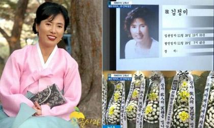 Nữ diễn viên Hàn chết ở nhà riêng, 2 tuần mới được phát hiện thấy xác