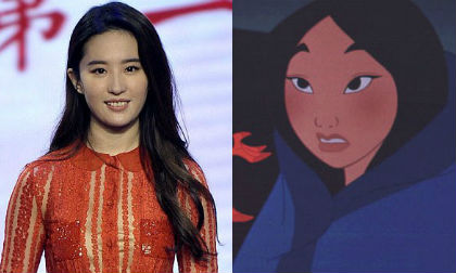 Lưu Diệc Phi vượt cả nghìn ứng viên trở thành Hoa Mộc Lan của Disney