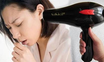 Chữa đau bụng, ho kinh niên và một số bệnh... chỉ với máy sấy 