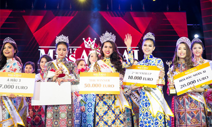 Bùi Quỳnh Hoa đăng quang 'Miss Áo dài Việt Nam World 2017'