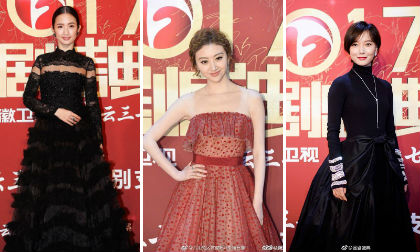 'Thuốc độc phòng vé' Cảnh Điềm nổi bật bên dàn sao tham dự lễ trao giải Quốc Kịch Thịnh Điển 2017