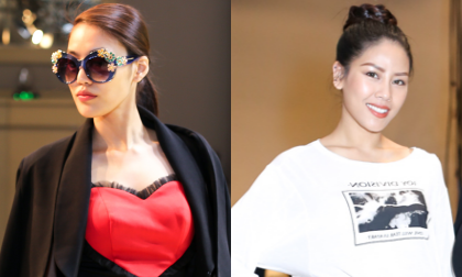 Lan Khuê đến tổng duyệt từ sớm tinh mơ, thân thiết bên Nguyễn Thị Loan cực cá tính