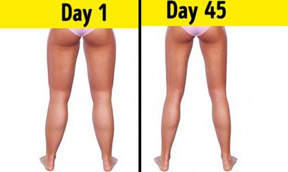 Dành 3 phút trước khi ngủ giúp loại bỏ mỡ ở đầu gối và hông, cho bạn đôi chân thon gọn