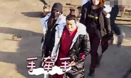 Trời lạnh như cắt, Angela Baby lặn lội đến phim trường thăm ông xã Huỳnh Hiểu Minh 