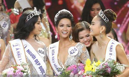 H'Hen Niê đăng quang Hoa hậu Hoàn vũ Việt Nam 2017, Hoàng Thùy Á hậu 1, Mâu Thủy Á hậu 2