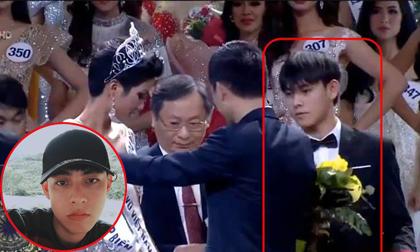 Chỉ xuất hiện vài giây nhưng 'trai đẹp cầm hoa' được dân mạng truy lùng không kém Tân Hoa hậu Hoàn vũ