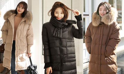 Muôn kiểu diện áo phao đẹp 'thần thánh' ngày đại hàn