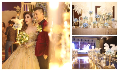 Không gian tiệc cưới sang trọng như hoàng gia ngốn 1 tỷ của Lâm Khánh Chi